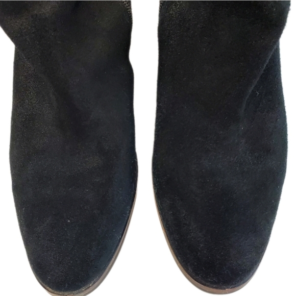 COACH Lucia Split Black Suede Over the Knee Boot Size 7.5 - Picture 3 of 10